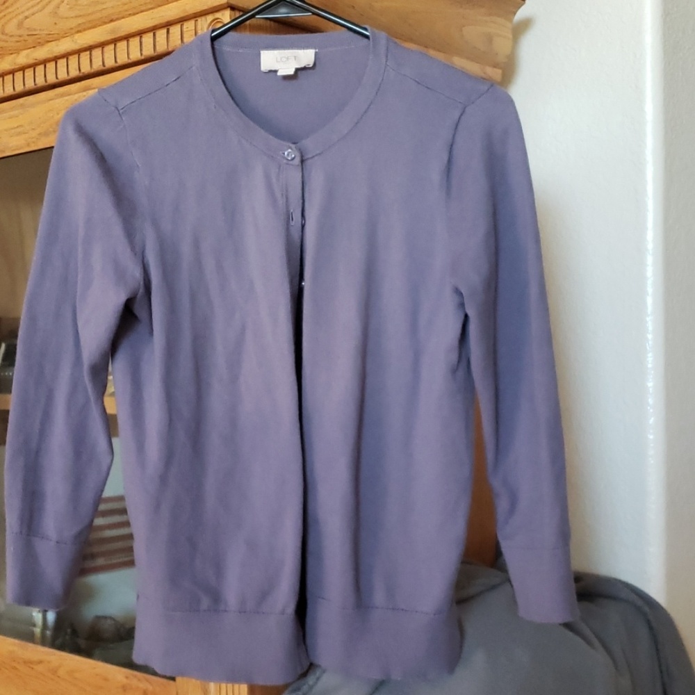 Loft button down cardigan